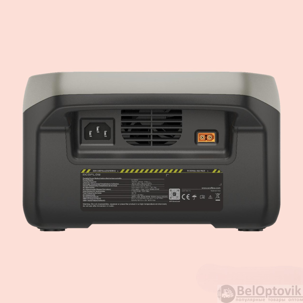 Портативная зарядная станция Power Bank 256 Втч, 3000 циклов зарядки с удаленным управлением / Легкая и компактная